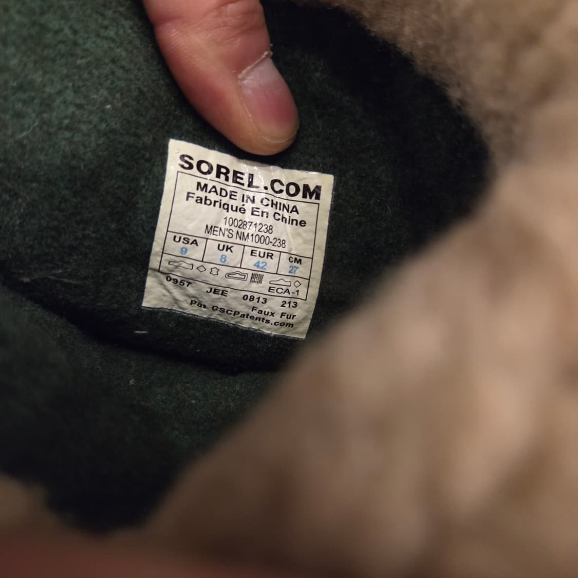 쏘렐 카리부 부츠 270 상품이미지7