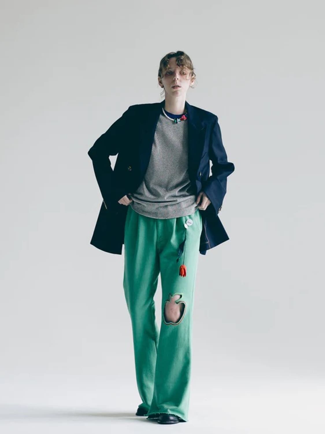 Bed J.W Ford 23ss trim knitting 티셔츠 상품이미지3