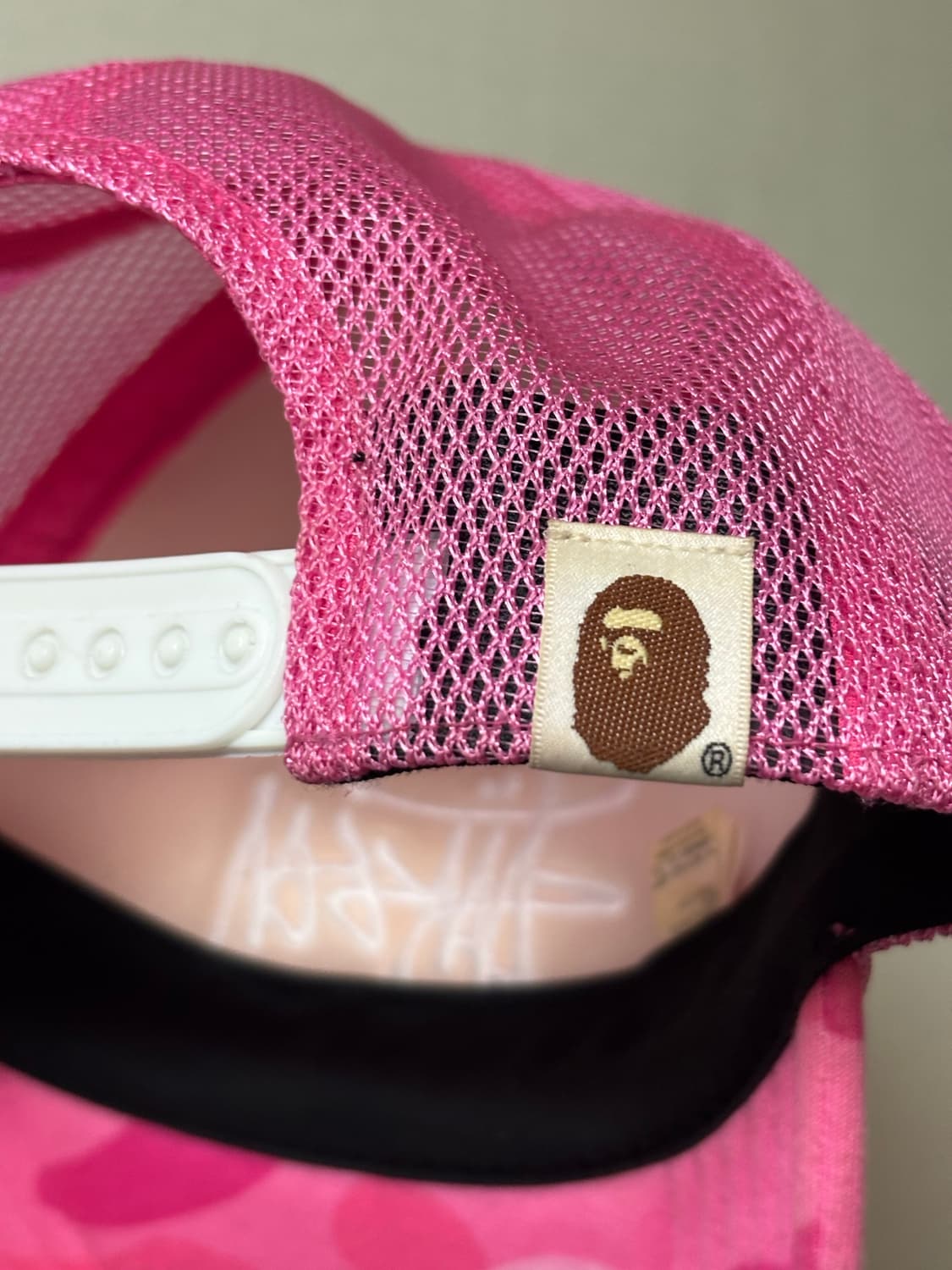 Bape x stussy trucker cap 상품이미지6