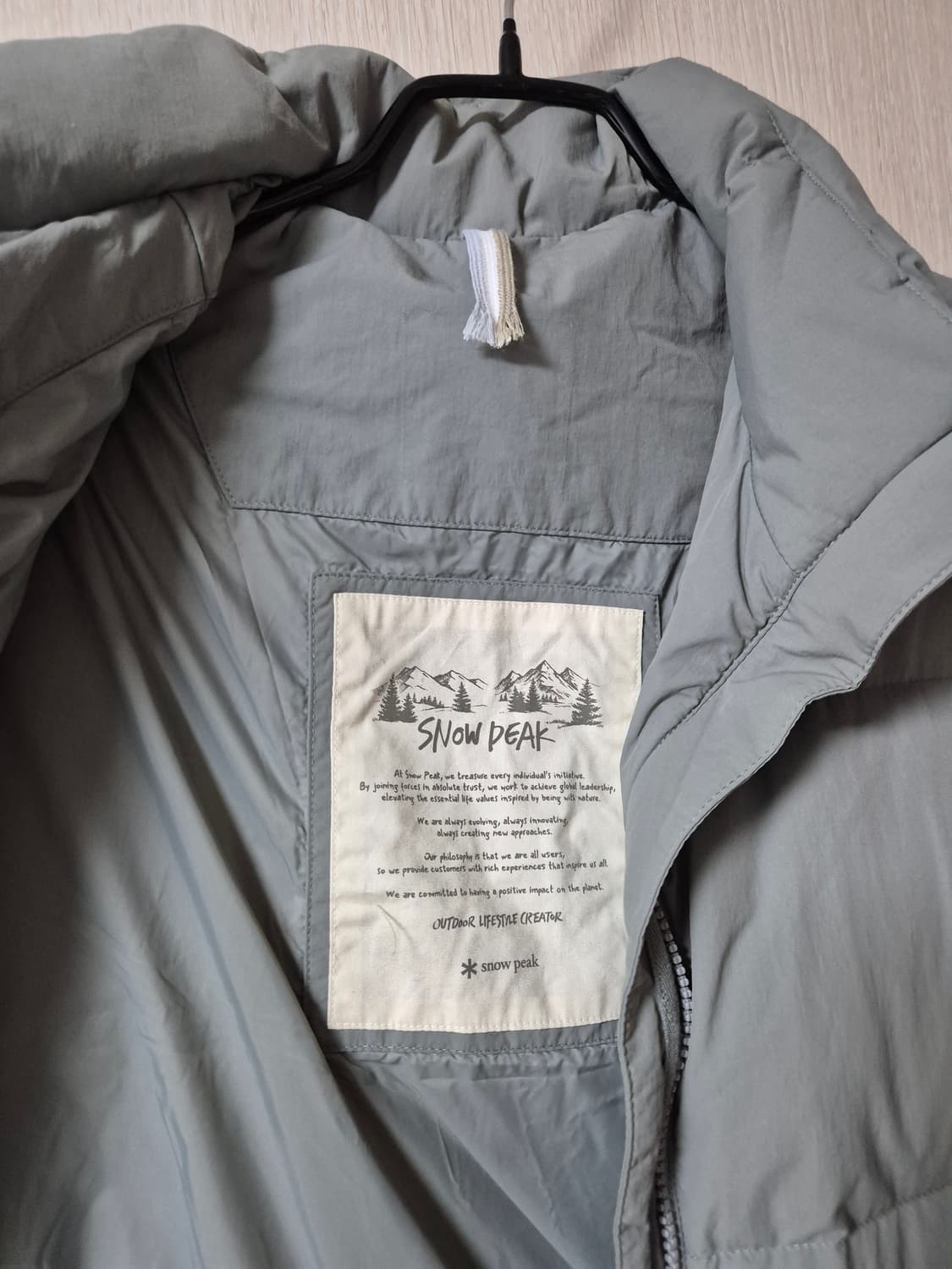(새제품) 스노우피크 구스다운 유틸리티 자켓 패딩 85 (정품) 상품이미지6