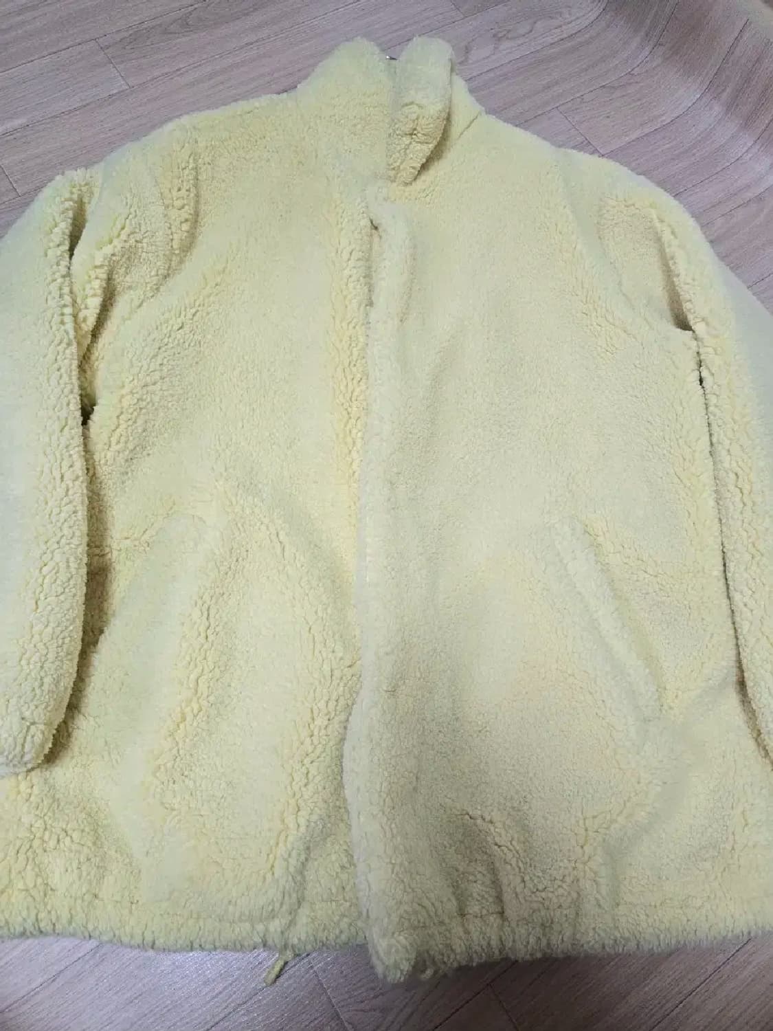 위캔더스 FUR COACH JACKET (CREAM) L 상품이미지4