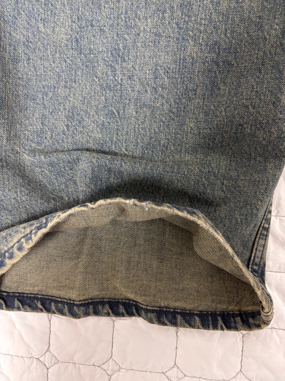 [S] 벨리에 트루와이드 데님팬츠 빈티지 인디고 상품이미지7