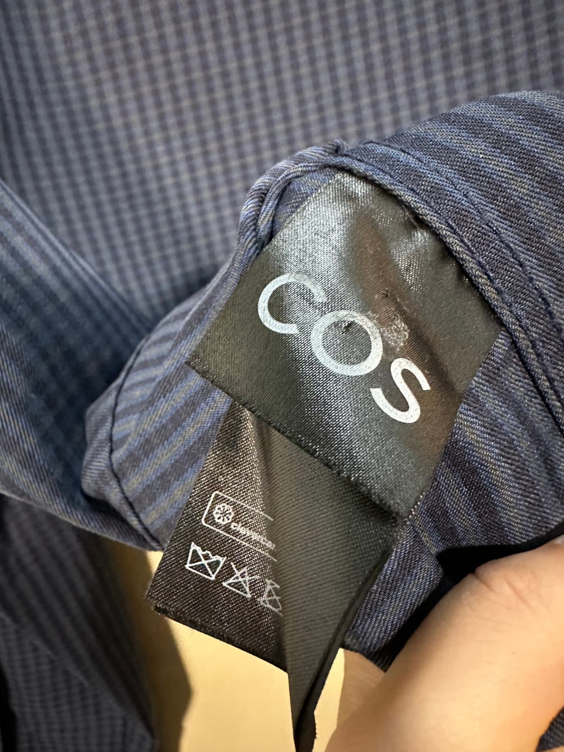 코스 체커 셔츠형 자켓 처분  상품이미지5