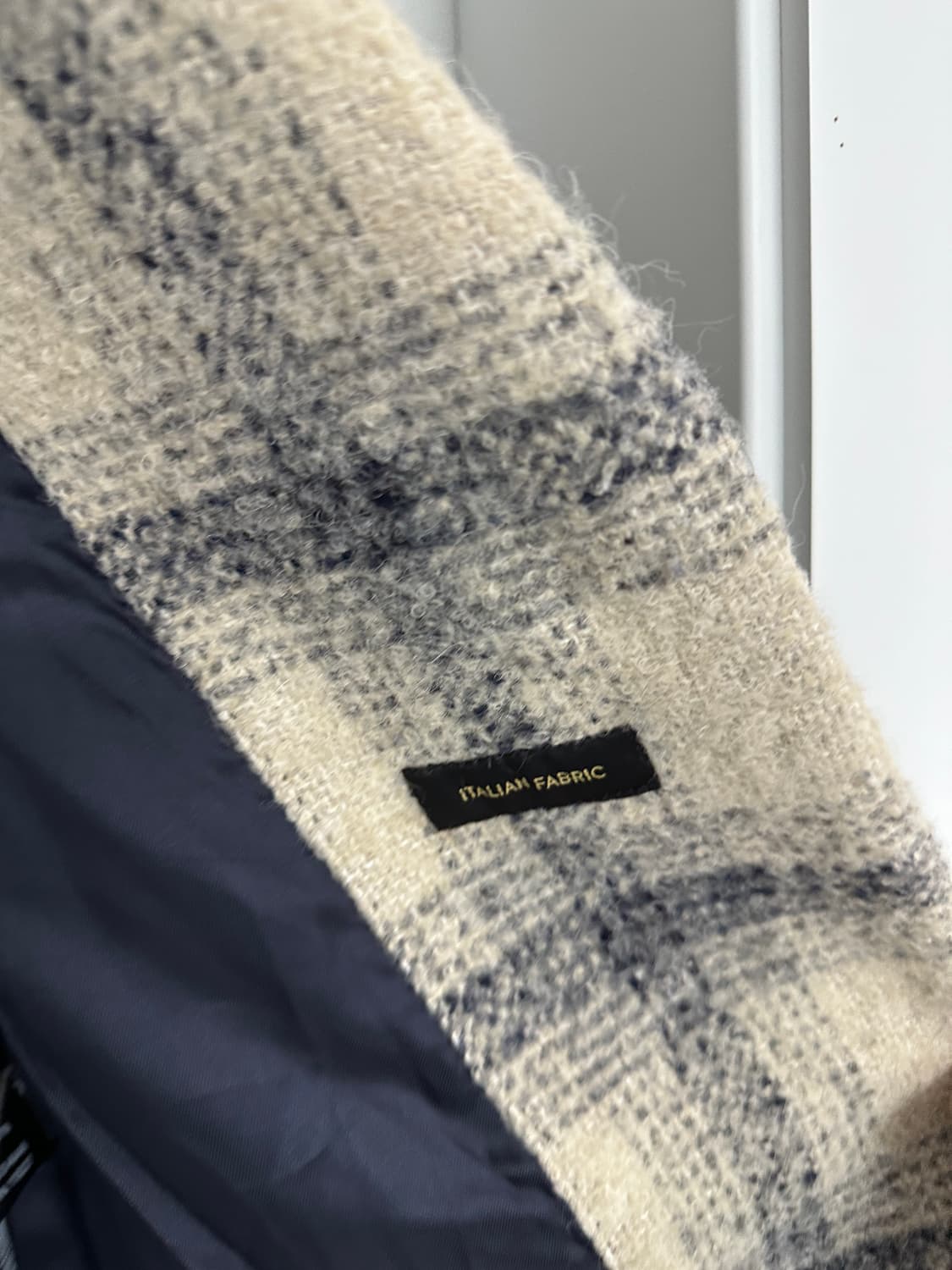 [마시모두띠] 여성  체크 이태리 알파카 코트 상품이미지10