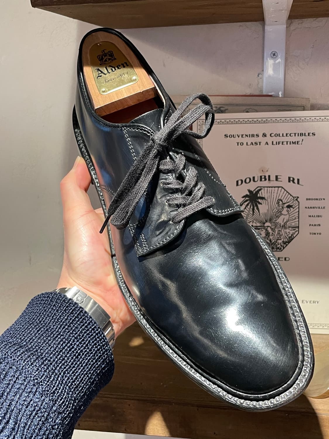 Alden 알든 코도반 플레인토 판매 rrl 상품이미지3