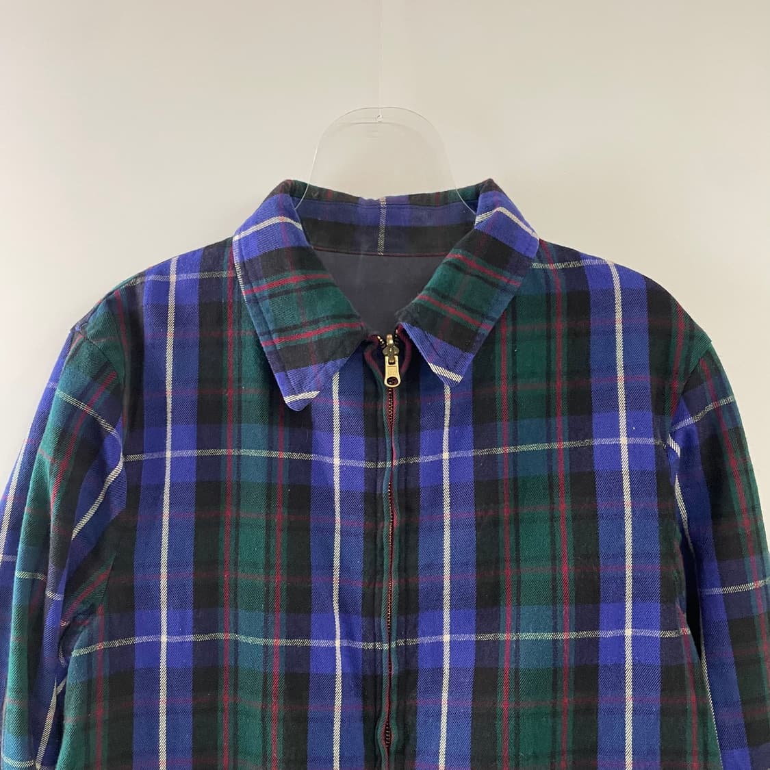 빔즈 리버시블 체크패턴 자켓 상품이미지2