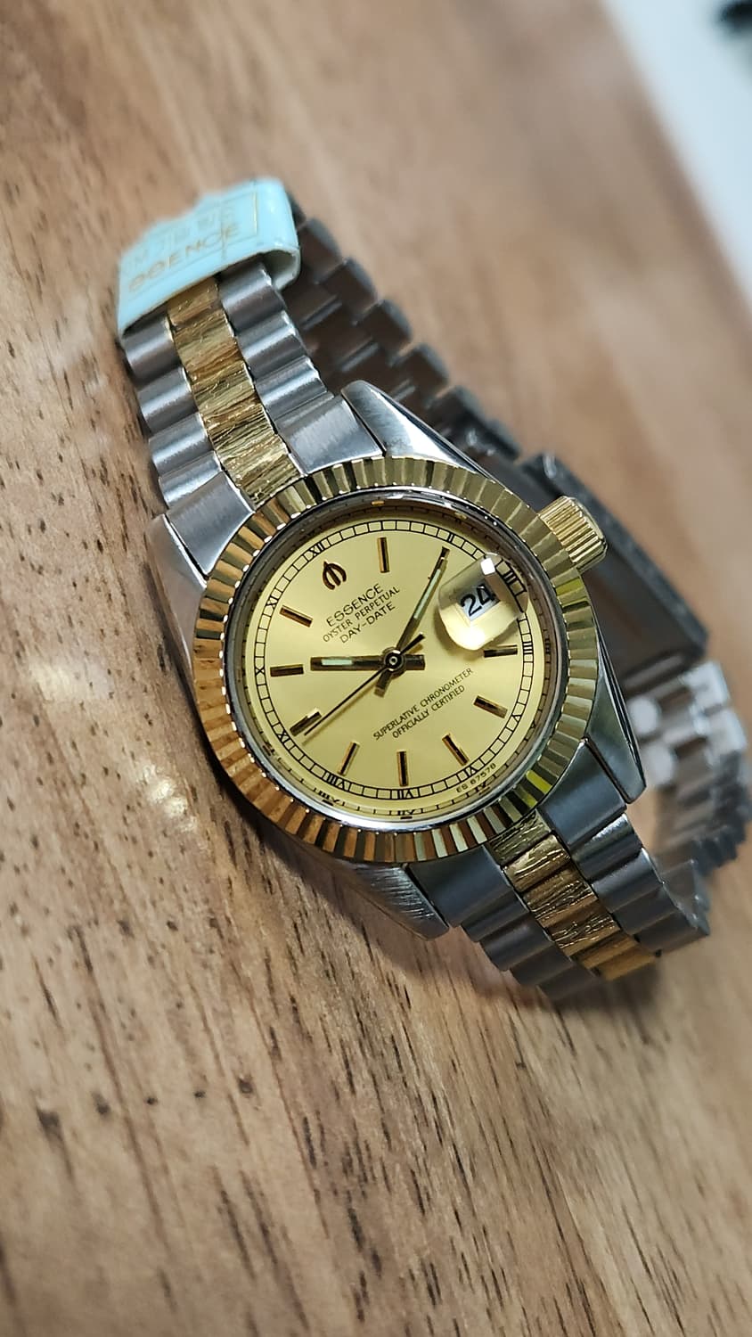 #에센스 여성용 오이스터 퍼페츄얼 데이져스트 골드 콤비 여성명품시계 급처 상품이미지3