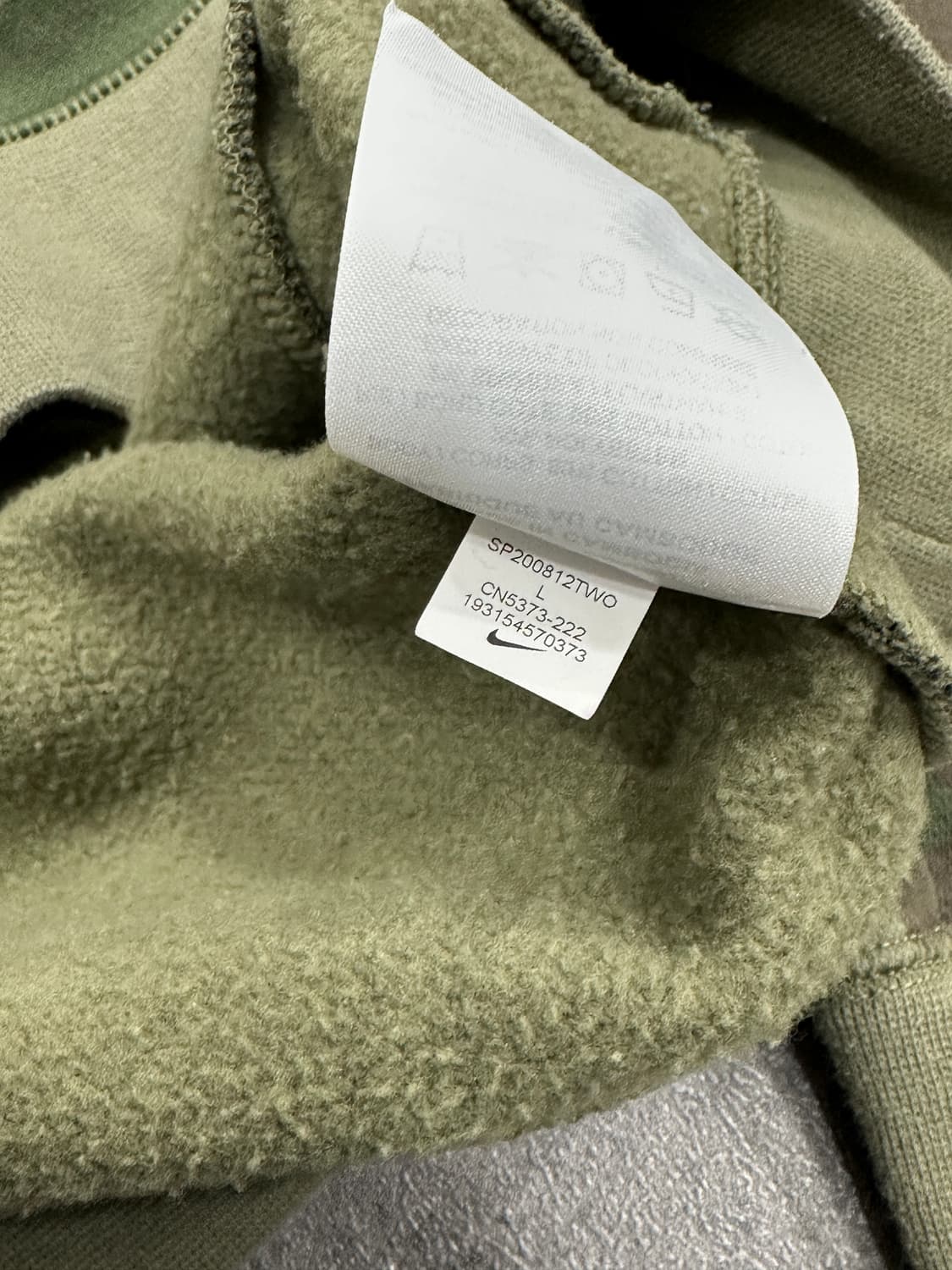 나이키 카모플라주 맨투맨 상품이미지5