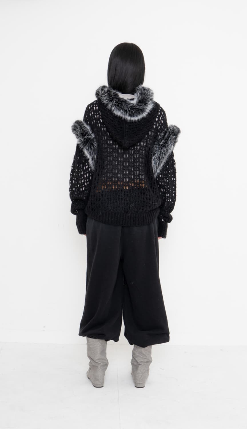 2000아카이브스 snowy fur cardigan 상품이미지5