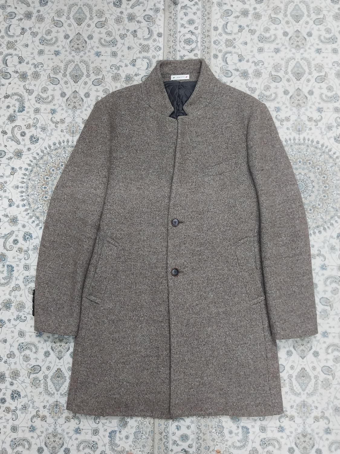 LANCETTI 이태리 모직 코트 브라운 105 상품이미지1