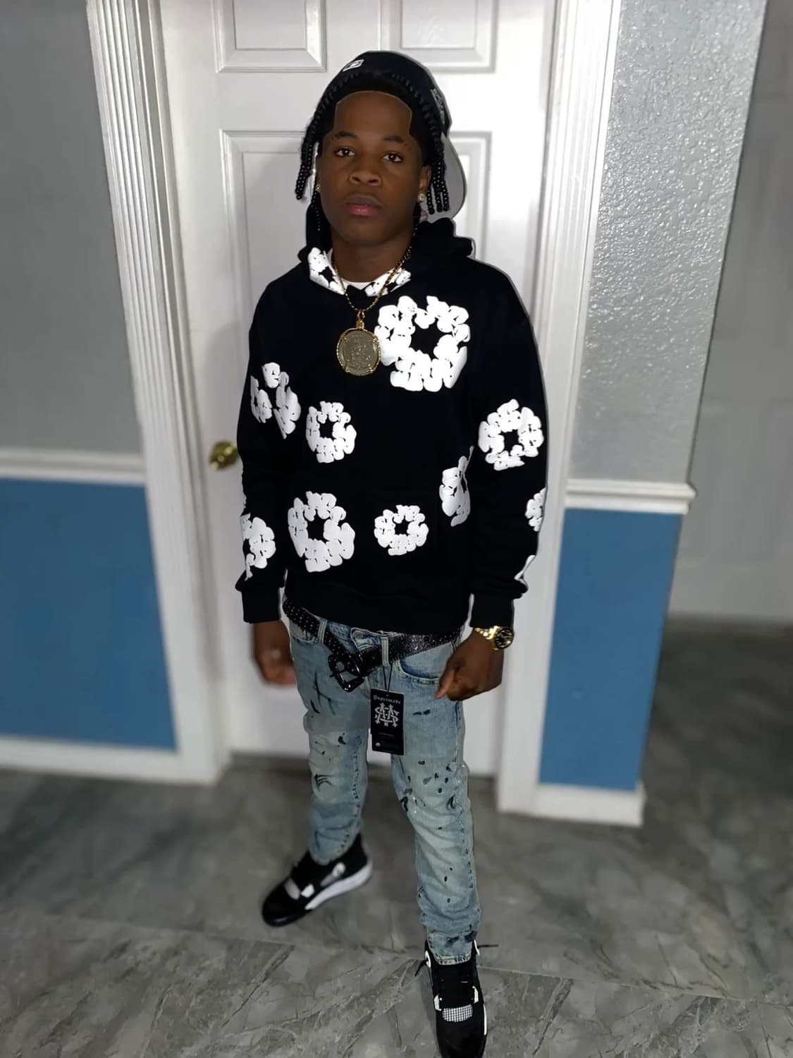 🔵데님티어스 후드🔵 상품이미지1