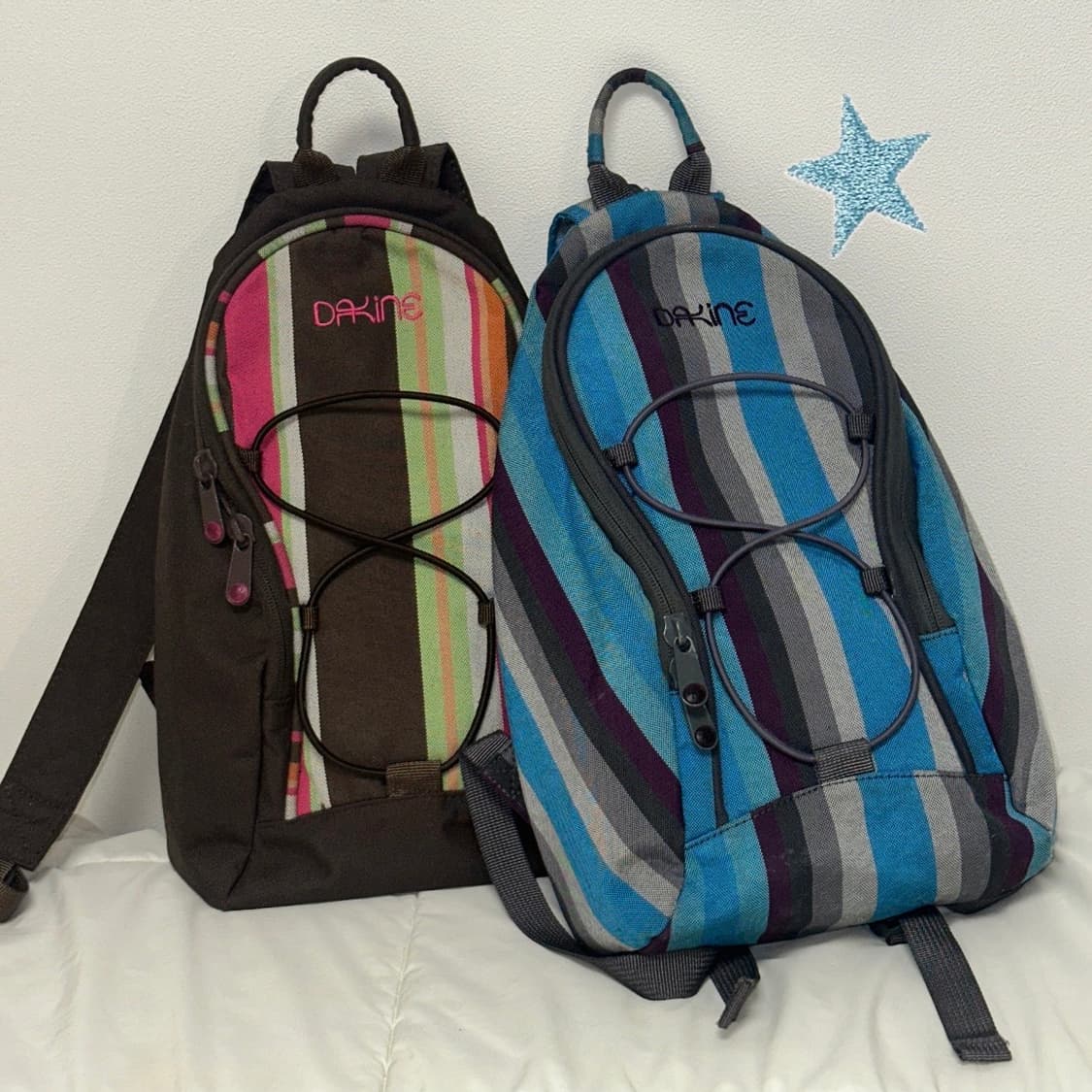 Dakine 블루 스트라이프  미니 백팩 상품이미지1
