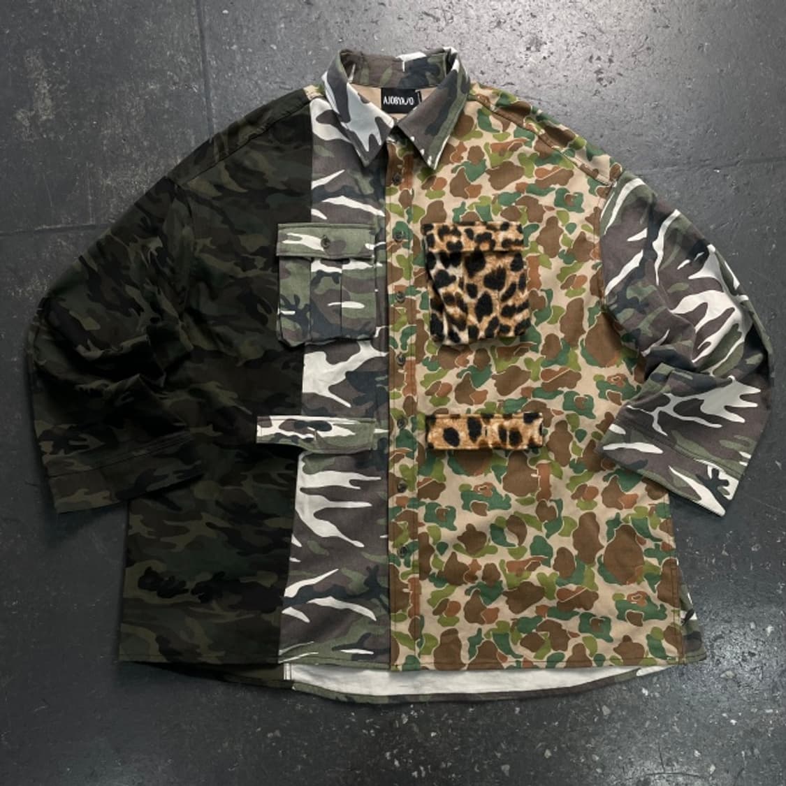 아조바이아조 트리 카모 카고패던 셔츠 상품이미지1