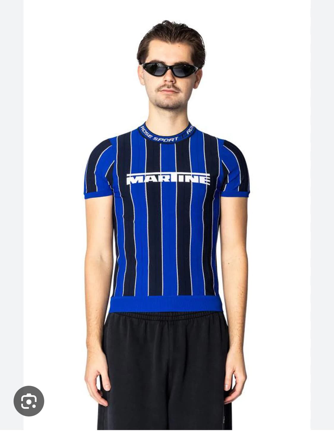 마틴로즈 로고 타이트 티셔츠 L 상품이미지1