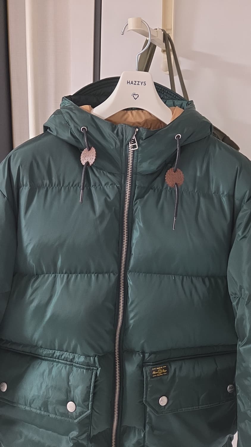 바스통 X 헤지스 패딩(그린, 105, L) 상품이미지3