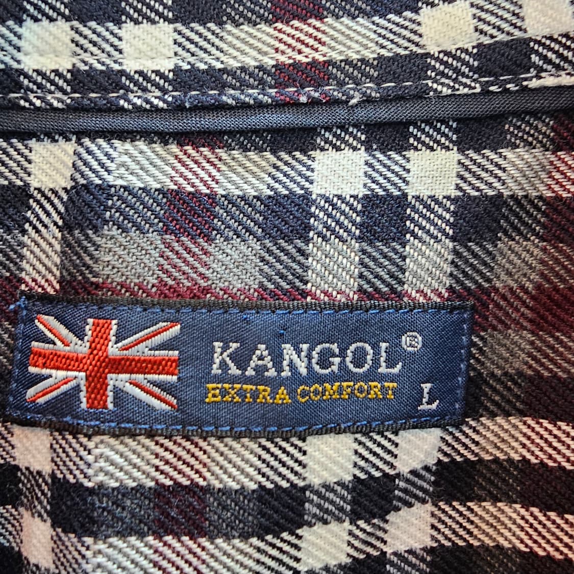 일본판 캉골 블랙체크 플란넬 셔츠 상품이미지8