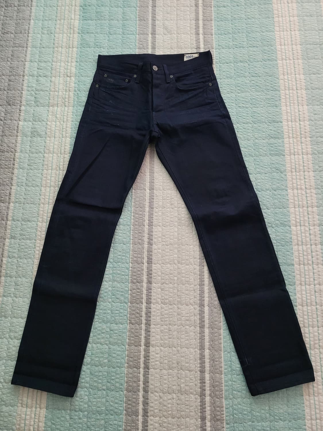 지스타로우 Gstarraw. 3301 스트레이트 인디고 블루진 30사이즈 상품이미지1