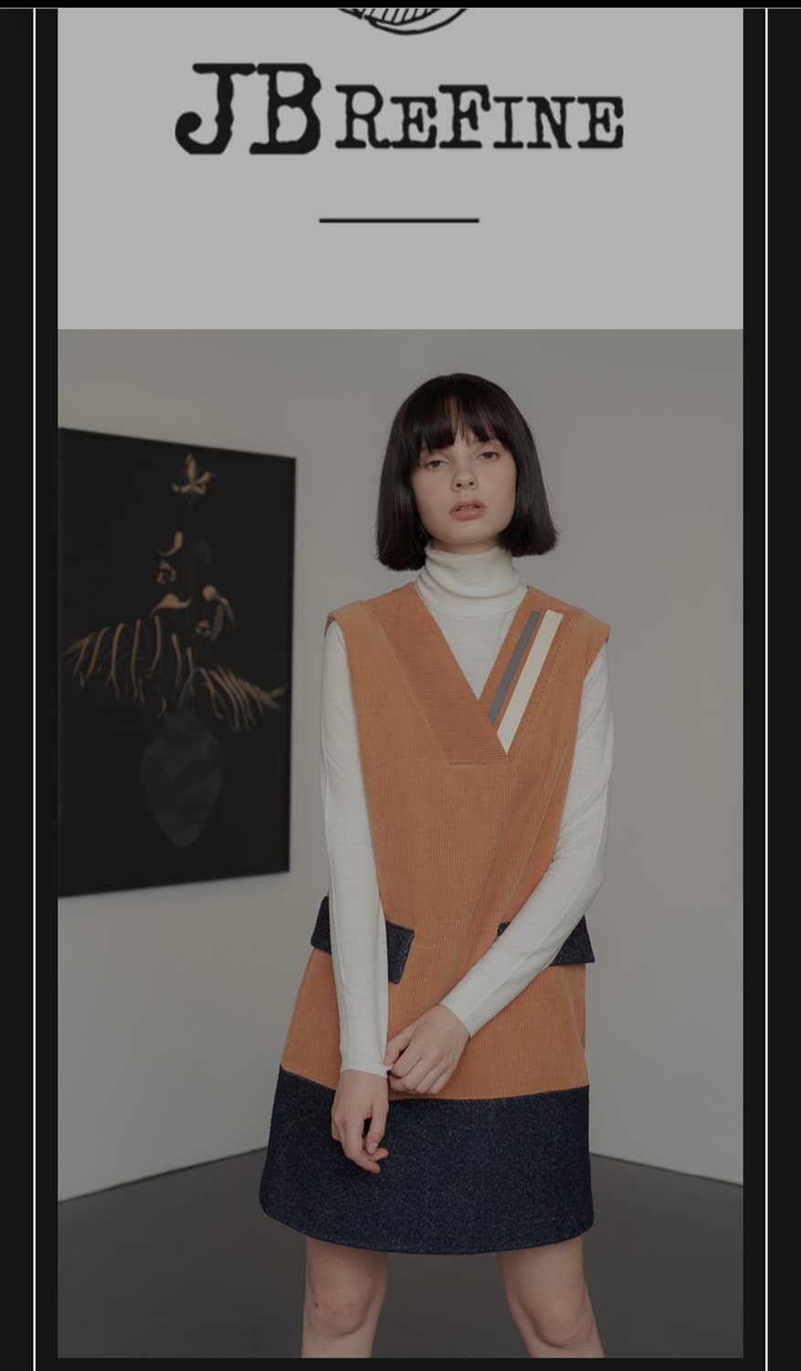 제이비리파인 CORDUROY WOOL DENIM SLEEVELESS ON 상품이미지2