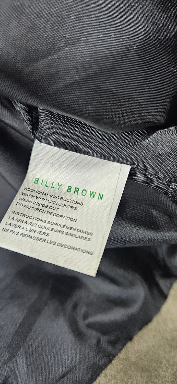 빌리브라운 스웨이드 자켓 카키색 L 상품이미지4