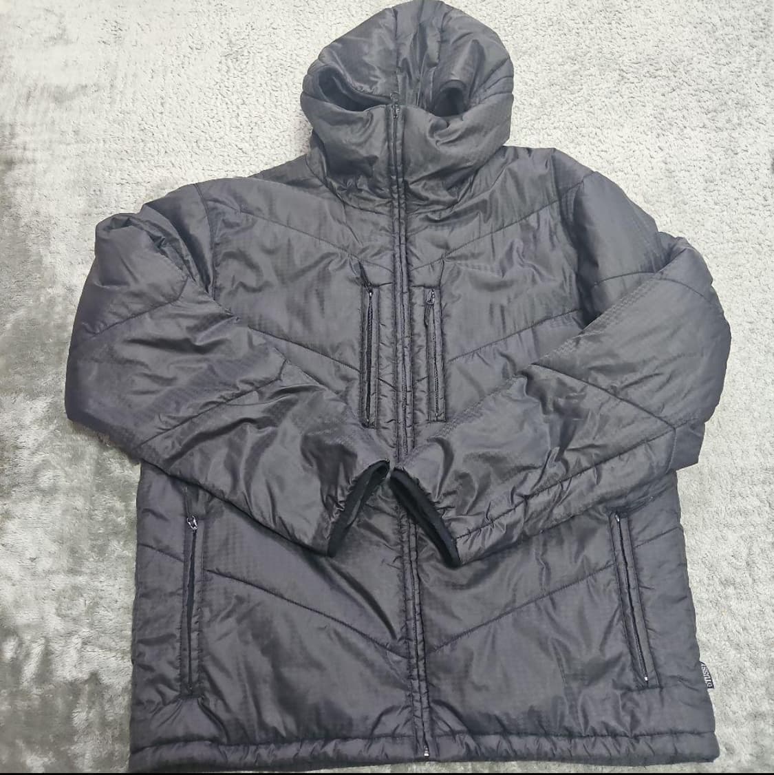 90년도 올드 스투시 GEAR 써모라이트 플라이트 블랙 패딩 자켓 상품이미지1