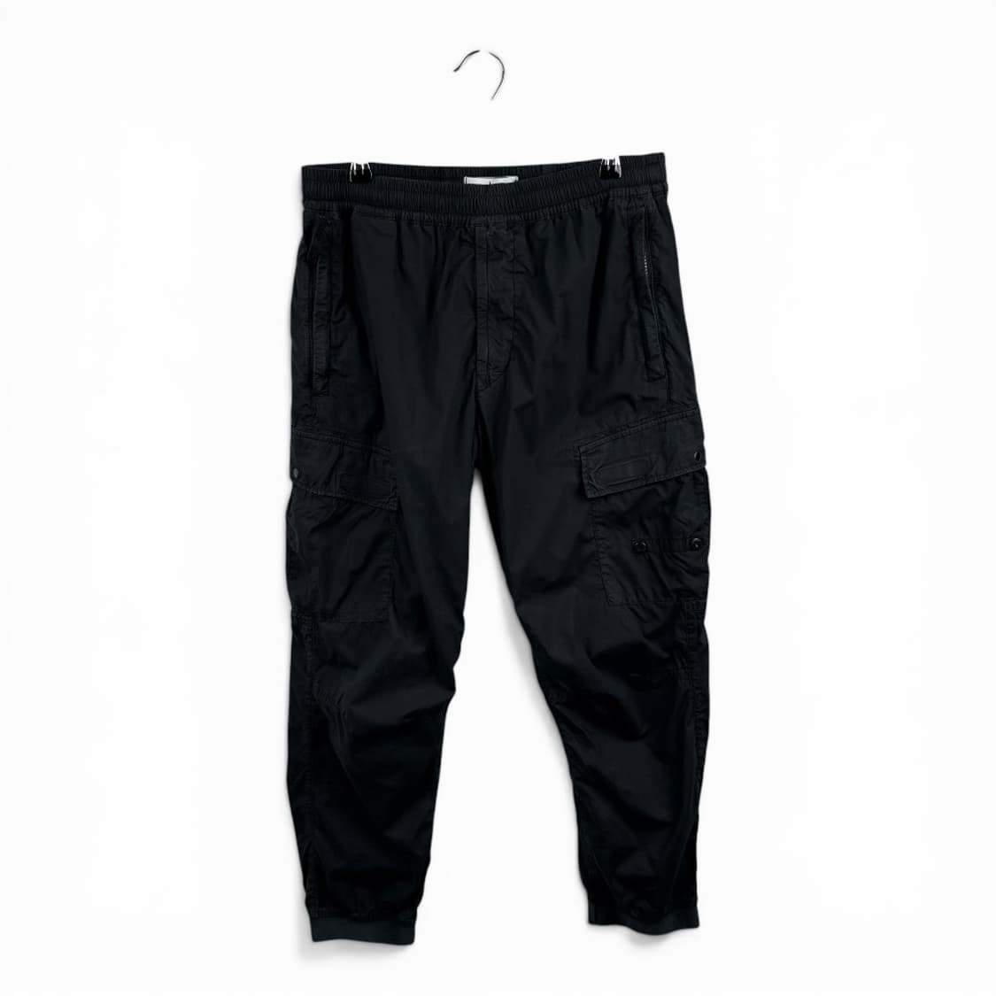 (32) 스톤아일랜드 카고 조거 팬츠 블랙 상품이미지1