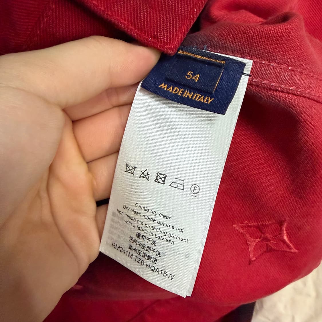 [새상품/54] 24FW 루이비통 엠브로이더드 블루종 모노그램 자켓 상품이미지5