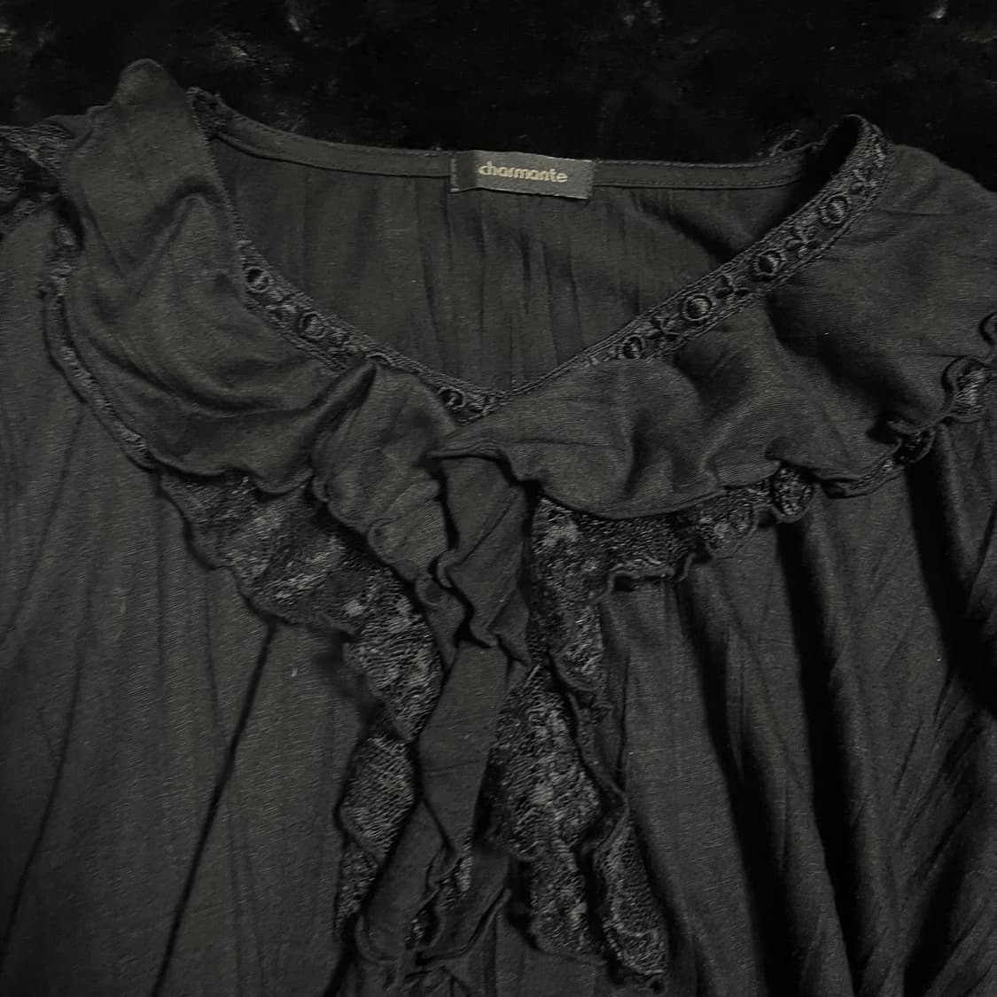 레이스 고스로리 로걀탑 갸루 상품이미지3