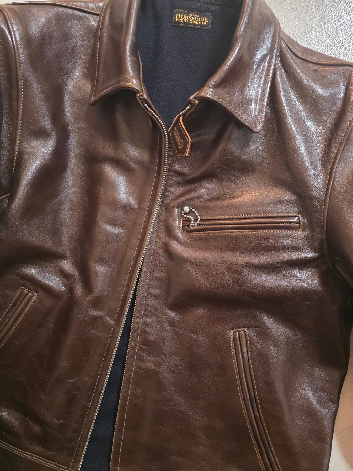 콜림보 캐틀 드라이버 스포츠 말가죽 자켓 (40) 상품이미지5