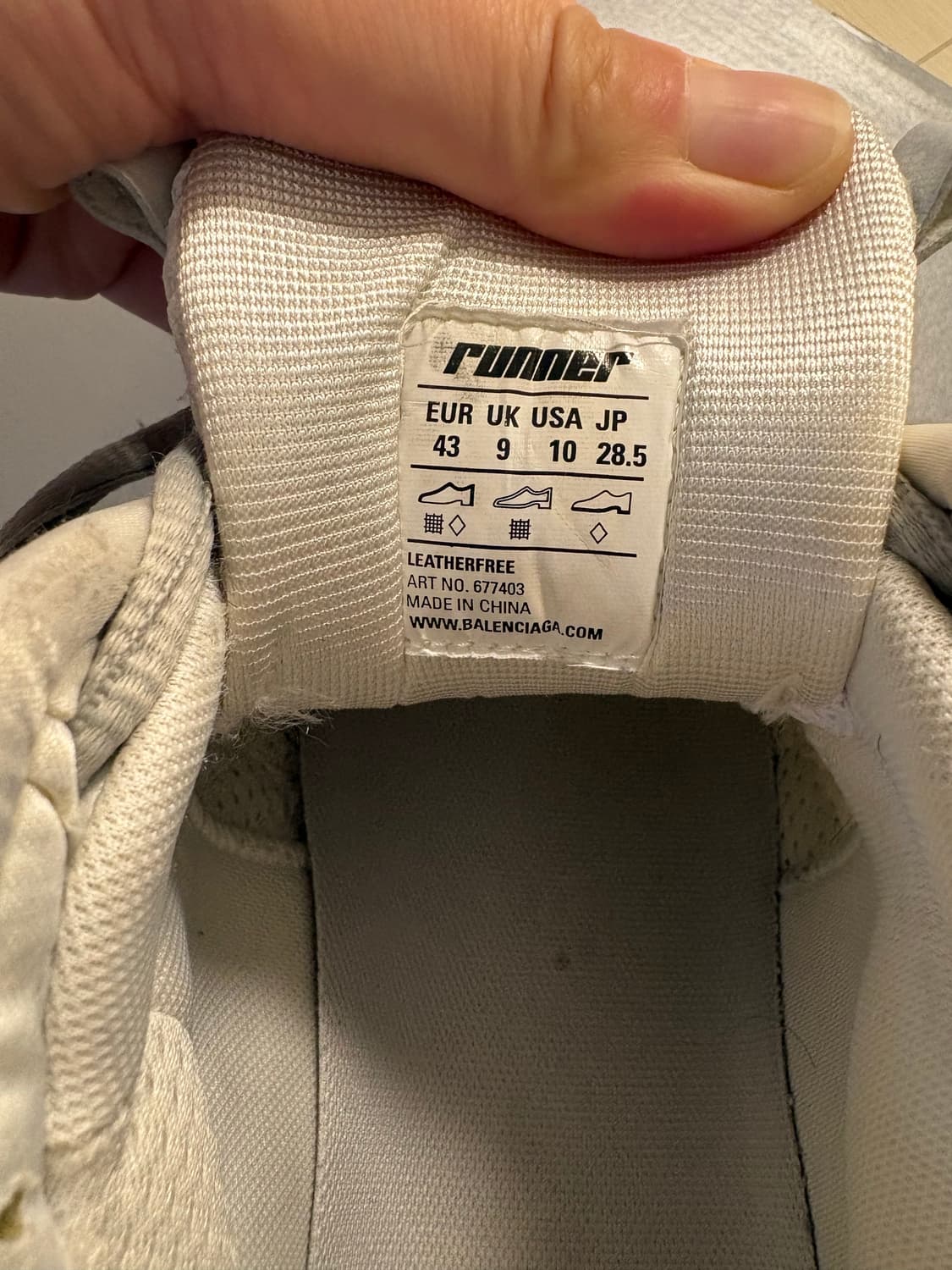 발렌시아가 뉴러너 메탈릭(43) 상품이미지7