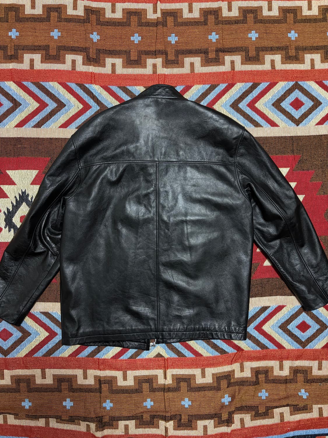105) 00s 빈티지 램스킨 양가죽 레더 자켓 상품이미지8