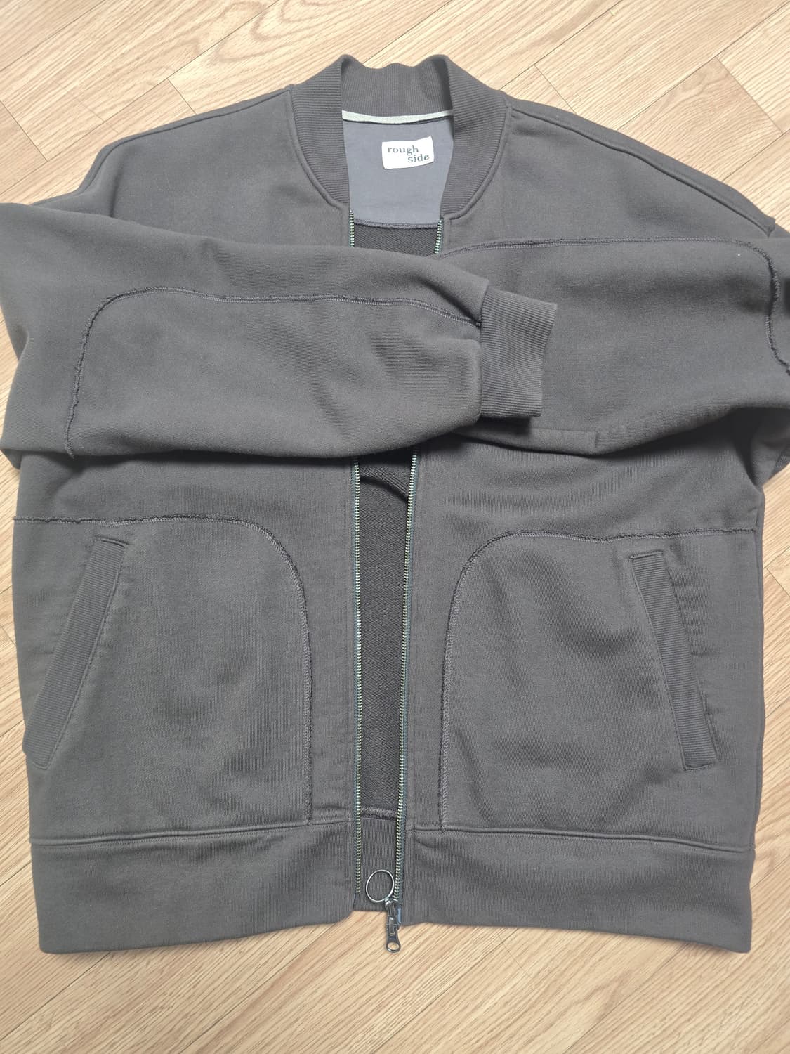 러프사이드 집업 저지 브라운 2 상품이미지1