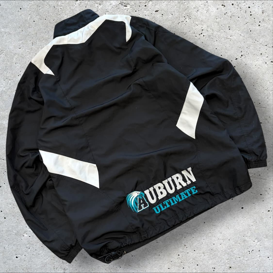 [M] 11s 아디다스 AUBURN 아노락 블랙 바람막이 자켓 D866 상품이미지2