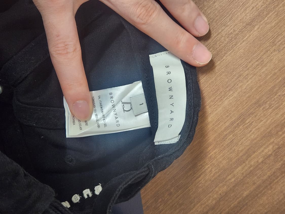 브라운야드 Vintage Logo Cap Black 상품이미지3