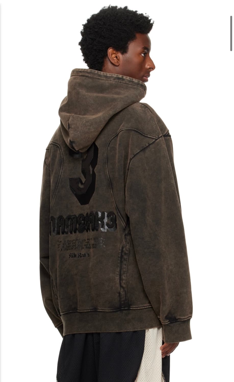 NAMESAKE Black Ellis Hoodie 상품이미지3