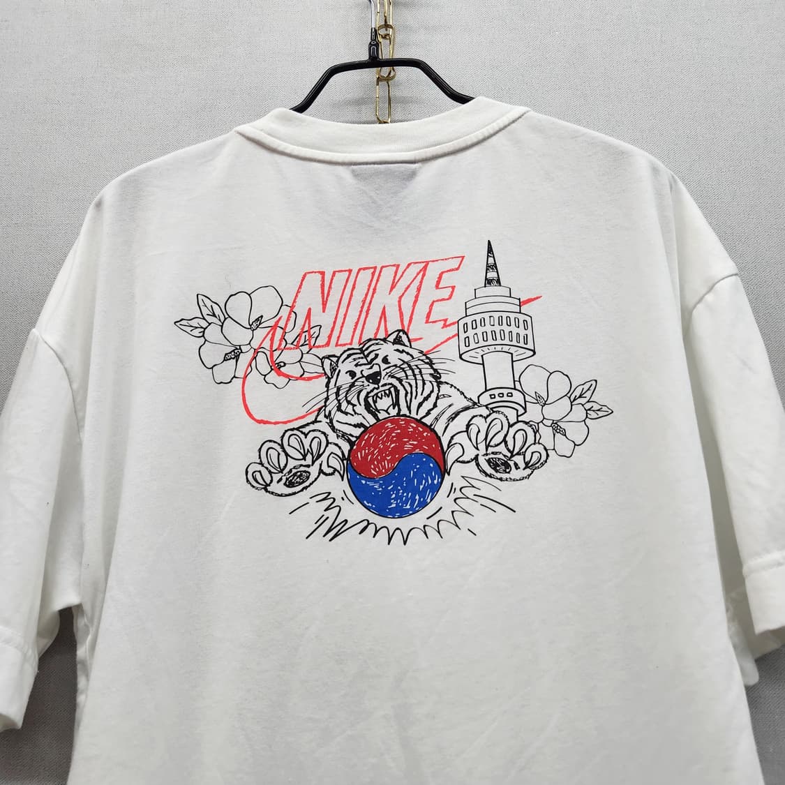 나이키 남산타워 호랑이 프린팅 반팔 스트링 원피스M(M) 상품이미지6