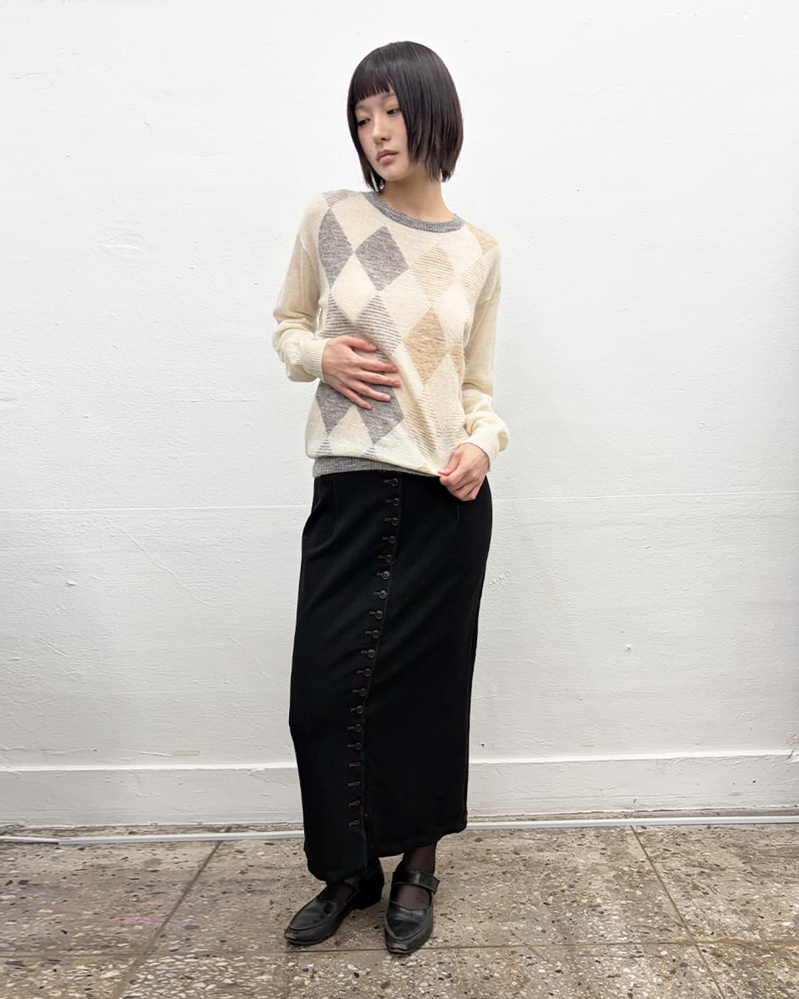 맥킨토시 아가일 니트 상품이미지6