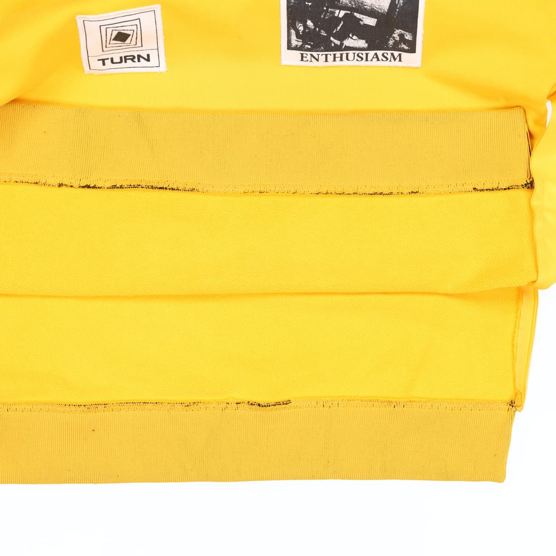 [95] 지오송지오 사이드지퍼 패치 긴팔 맨투맨 티셔츠 N6884 상품이미지6