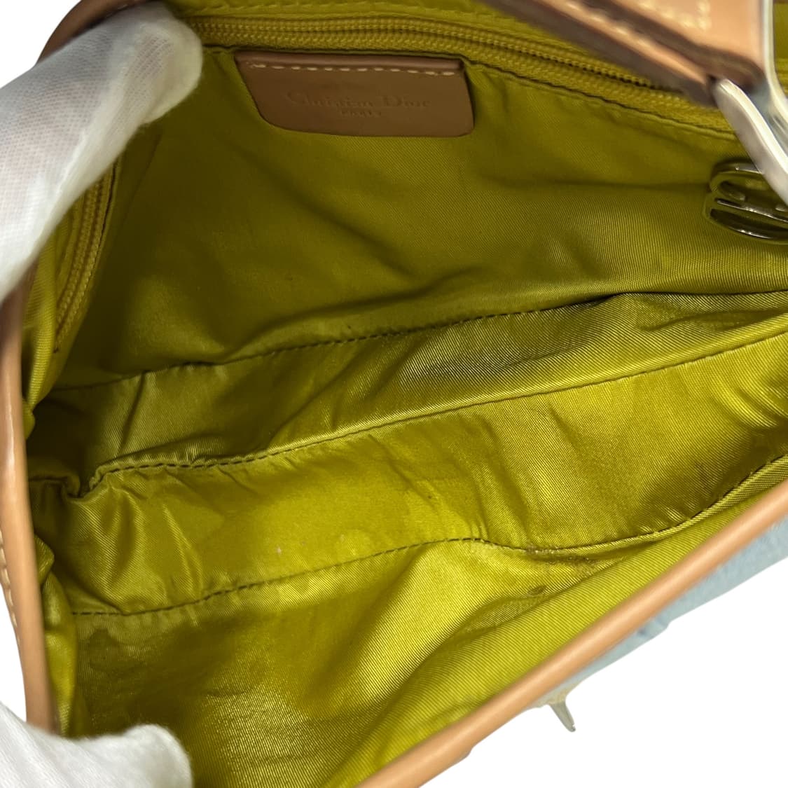 디올 데님 빈티지 새들백 상품이미지9