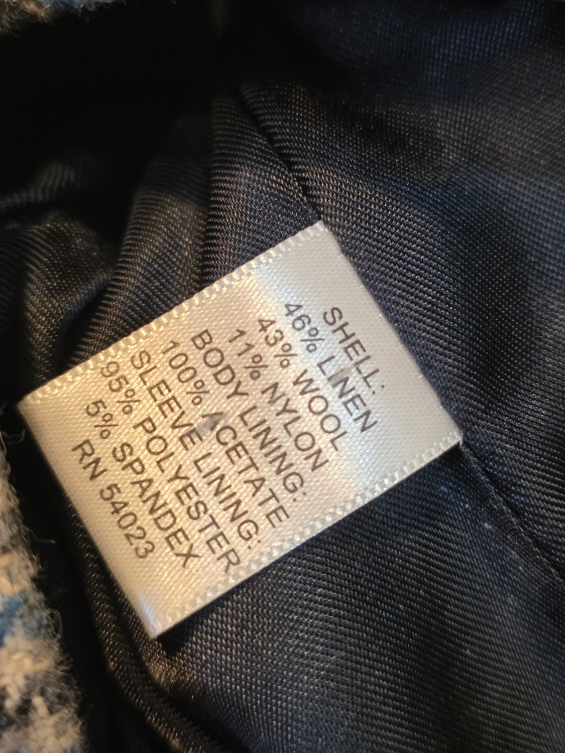 바나나리퍼블릭 체크 패턴 자켓 4사이즈 상품이미지6