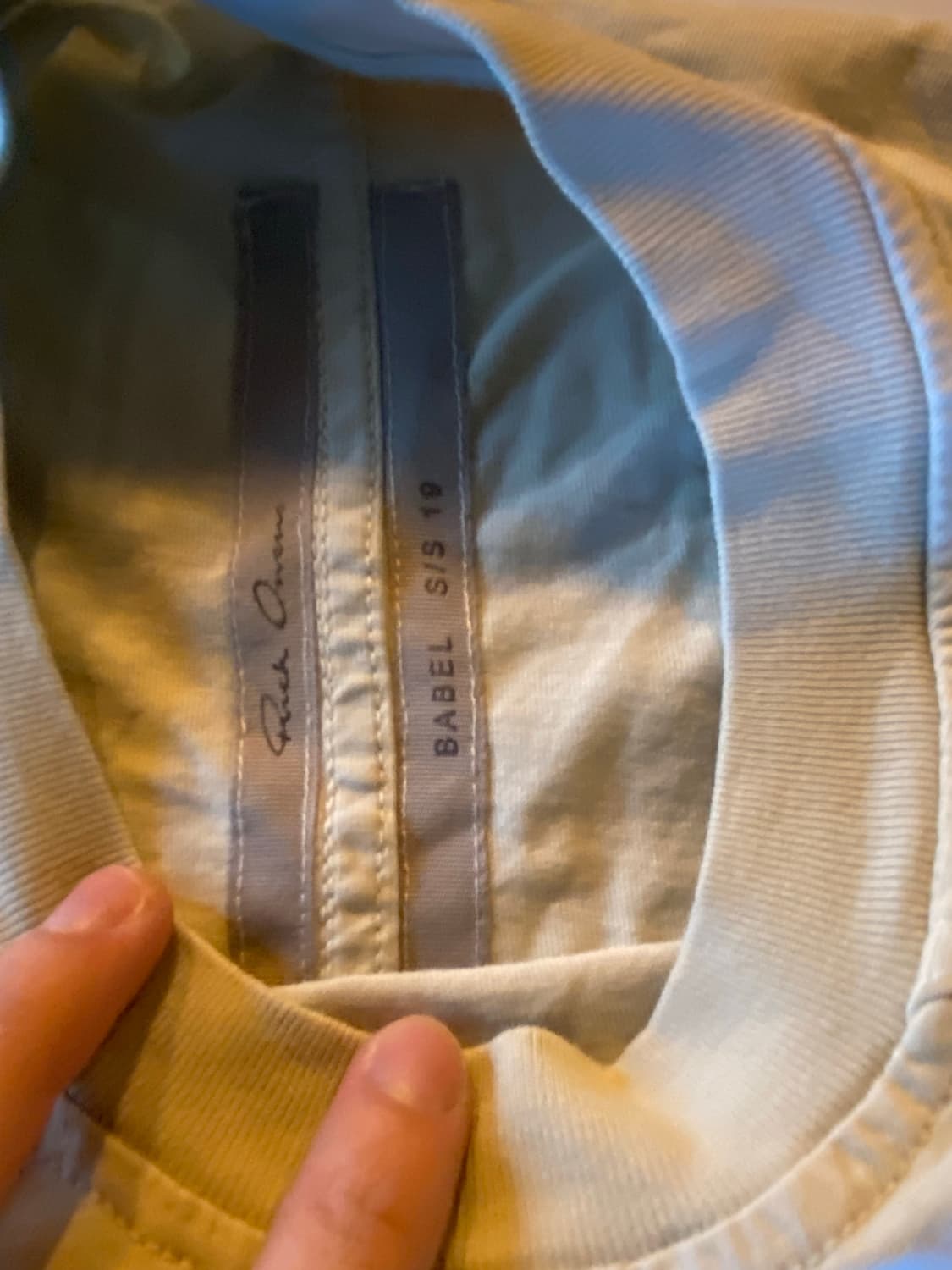 릭오웬스 바벨 슬리브리스 사이즈 L (새상품) 상품이미지3