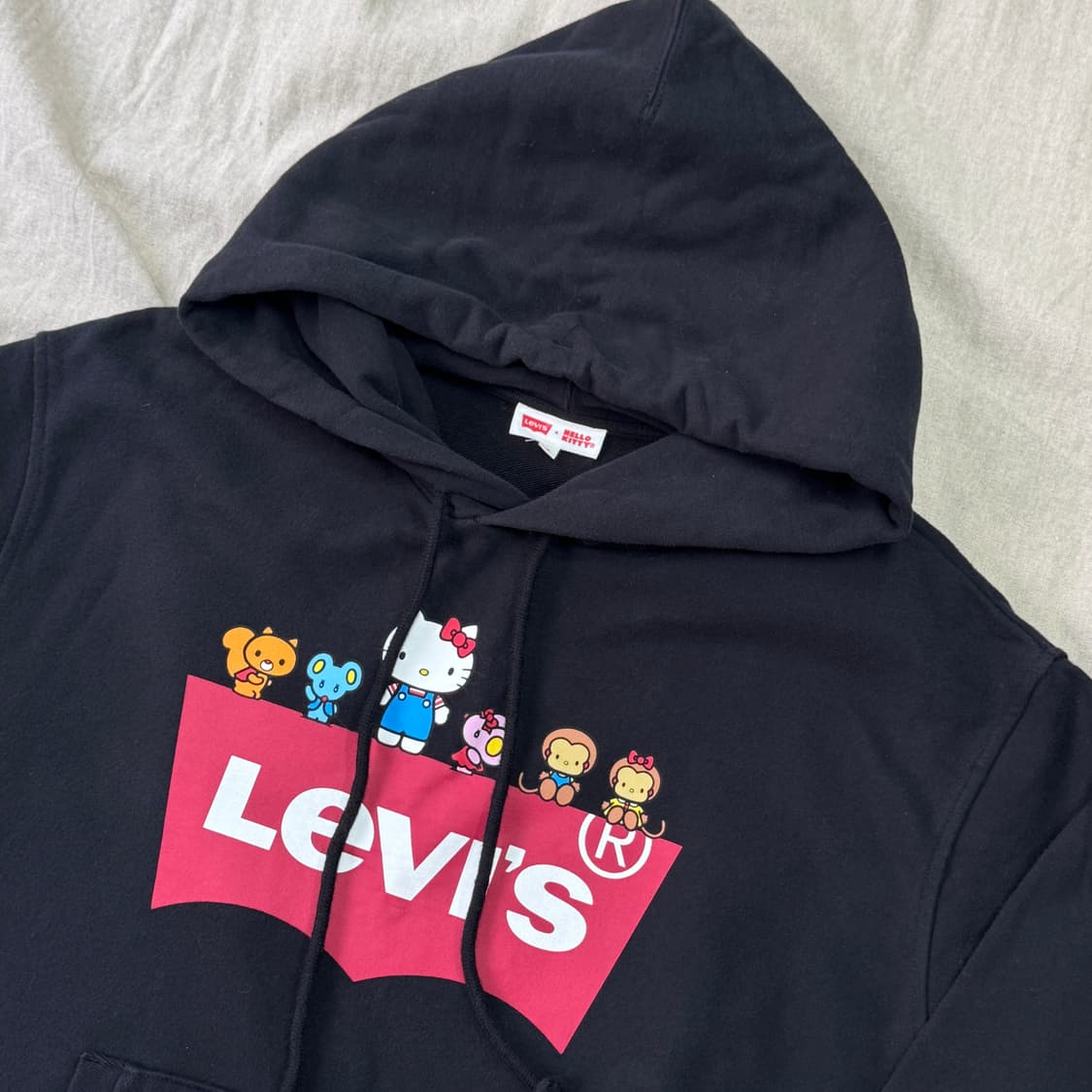 리바이스 x 헬로키티 빅로고 후드 S 상품이미지2