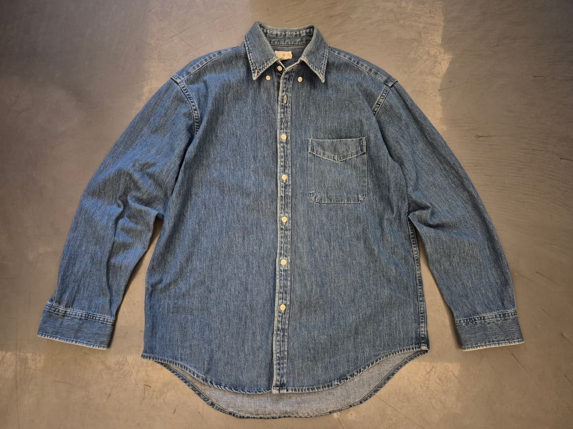 90s J.CREW 데님 셔츠 상품이미지1