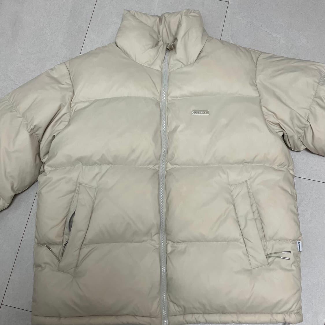 커버낫 RDS 숏 푸퍼 패딩 아이보리 S 상품이미지1