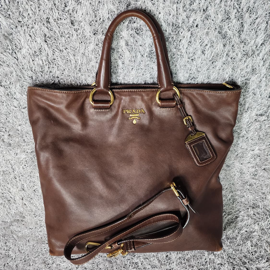 프라다 비텔로다이노 2WAY 토트백 숄더백 상품이미지1