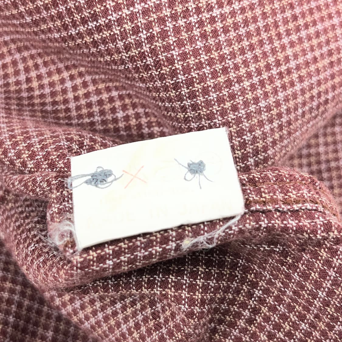 BEAMS 깅엄체크 셔츠 (실측확인) 상품이미지4