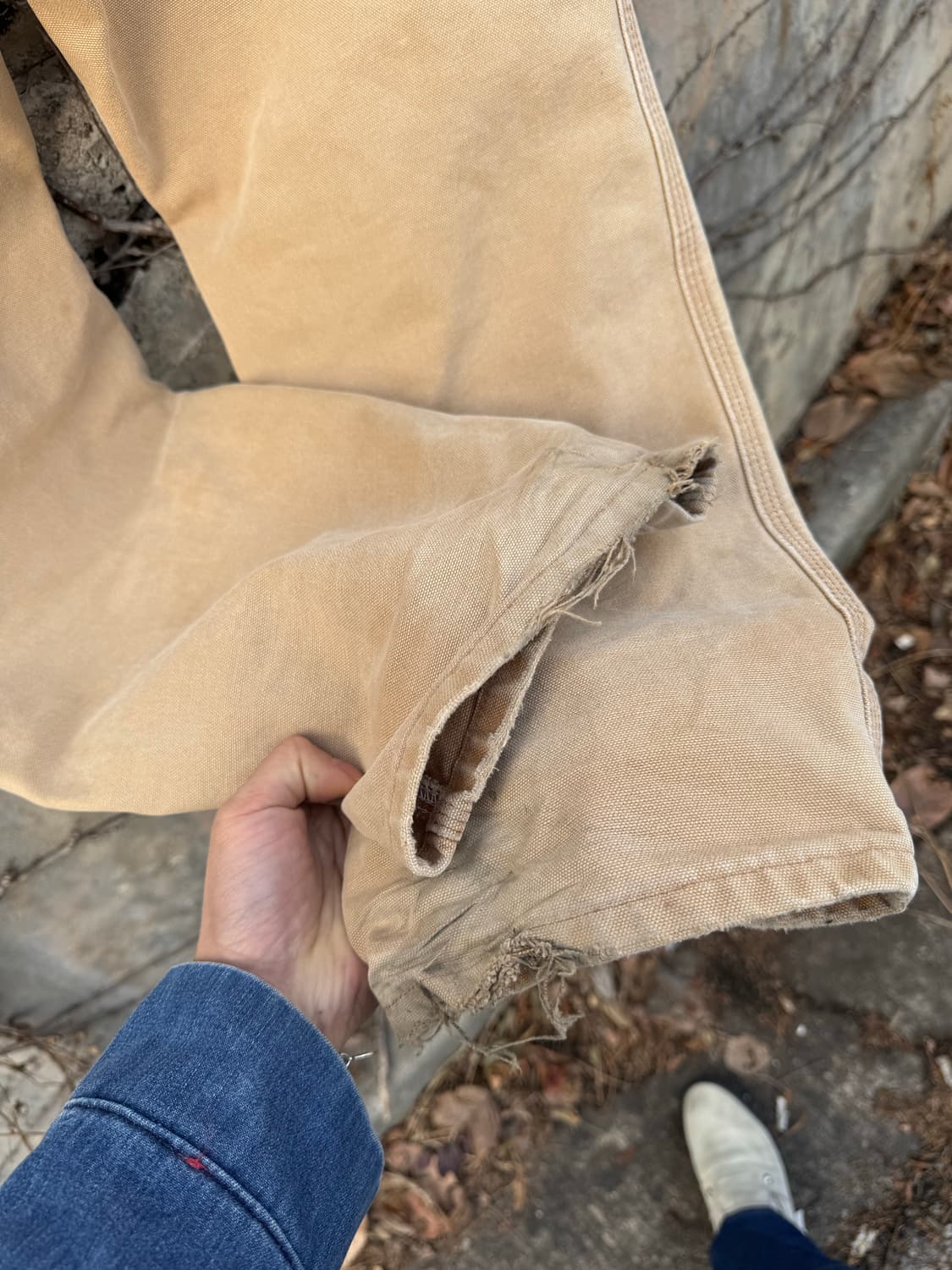 칼하트 빈티지 b11 브라운 싱글니 카펜터 워크 팬츠 32 상품이미지7