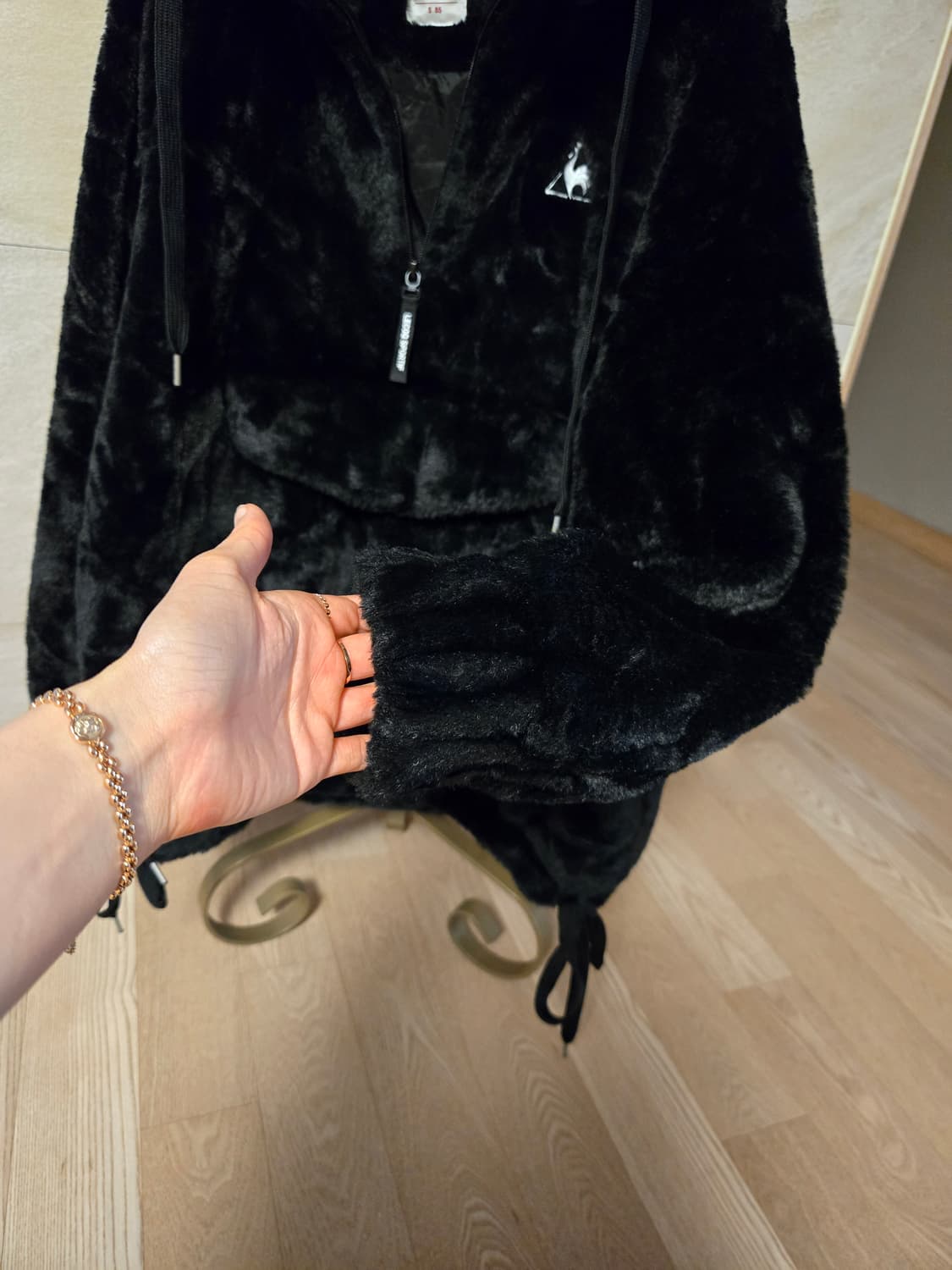 [85/s] 르꼬끄 밍크퍼 여성 방풍 아노락 자켓 상품이미지7