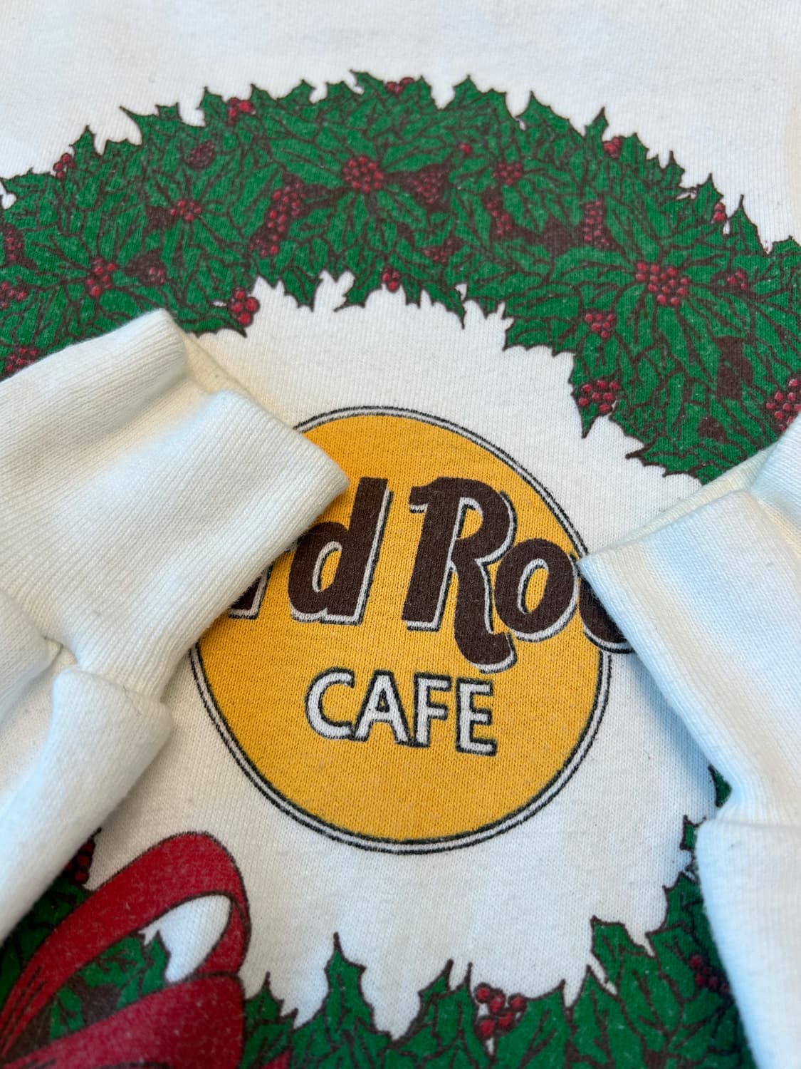 하드락카페 뉴욕 화이트 맨투맨 상품이미지3