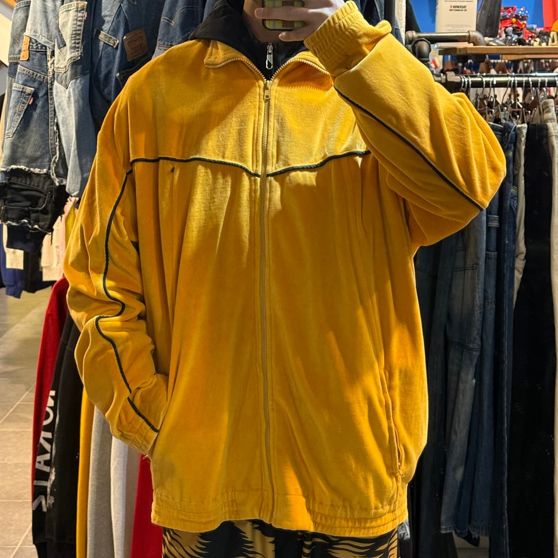 [NO.9] 빈티지 벨루아 트랙 자켓 상품이미지1