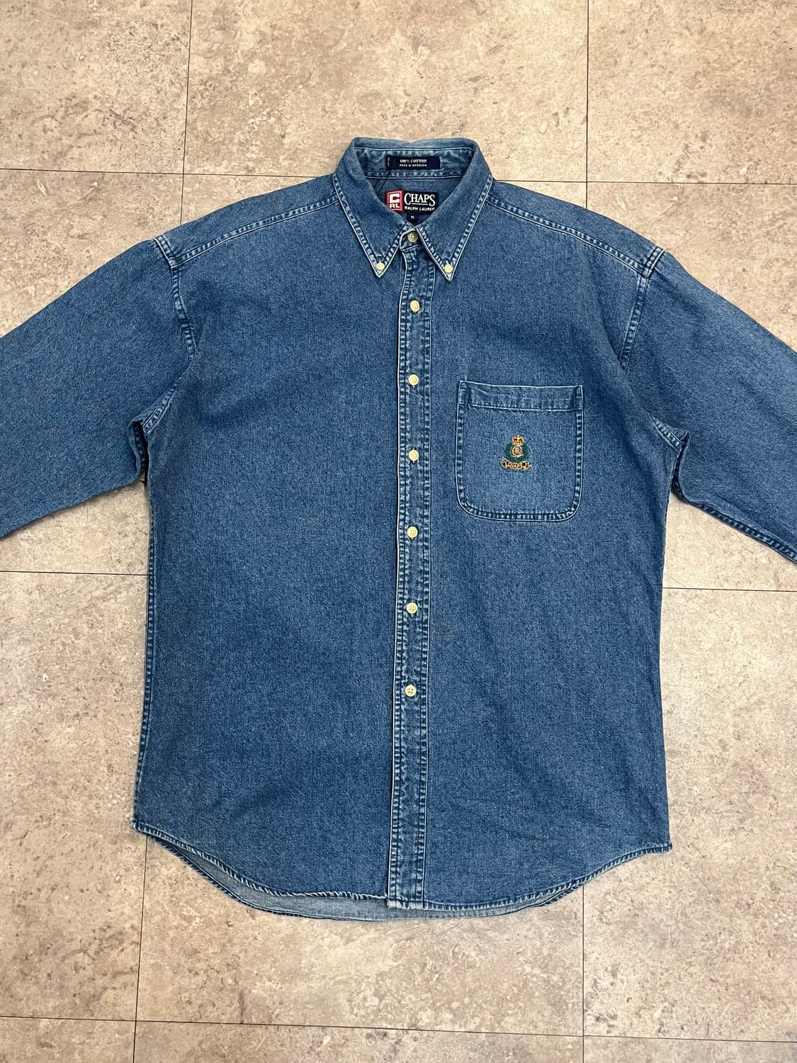 챕스 랄프로렌 데님 셔츠 M #csz3711 상품이미지4